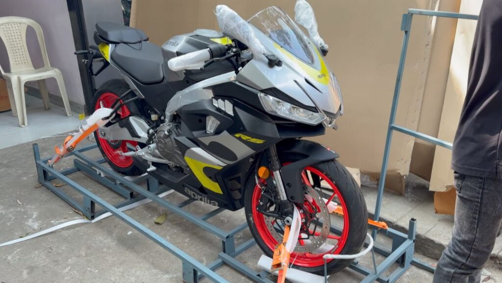 2026 Aprilia RS 457 Arsenic Yellow