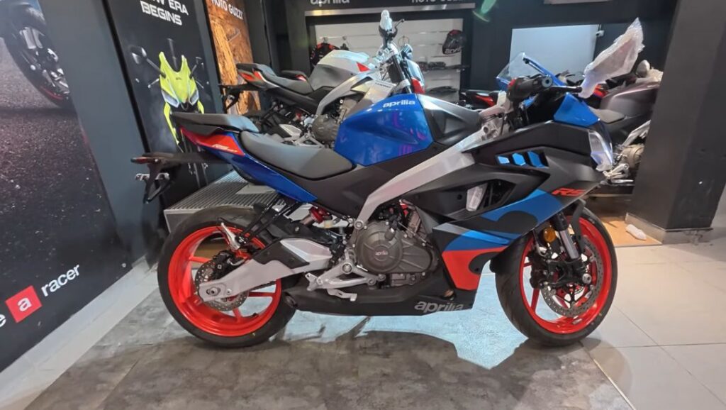 2026 Aprilia RS 457 Coral Snake Blue